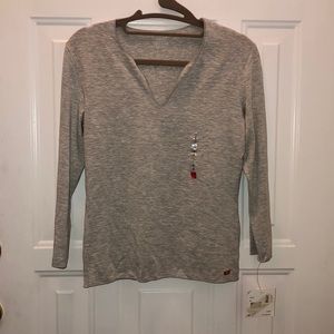 NWT ESPRIT soft gray tee